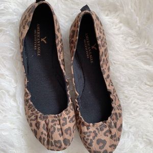American Eagle: Cheetah Print Ballet Flats